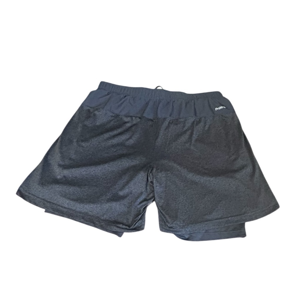 Spyder Active Gray Athletic Shorts Men’s Large Stretch Gym Running - Picture 2 of 14
